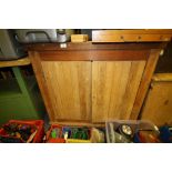 Pine work bench/cupboard