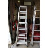 2 Sets of Aluminium Step Ladders