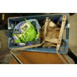 Box of plumbing equipment