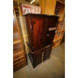 Reproduction mahogany cabinet