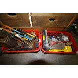 2 boxes of mixed tools