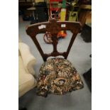 Late Victorian dining chair