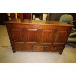 Early 19th Century 4 Panelled Mule Chest