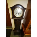 1920's Oak Grandmother Clock - Westminster Chime