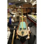 Radio Controlled Kit Built Model Boat - Talacre + Stand (no remote)