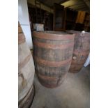 Oak cased whisky/port barrel