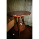 Mahogany Two Tier 'Gypsy Table' (A/F)