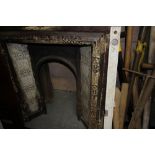 Cast iron fire surround