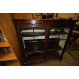 Mahogany display cabinet (a.f.)