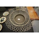 White Metal Wire Basket