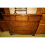 c19th Mahogany Chest of Drawers