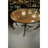 George III Oak Tripod Table A/F