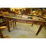 Library Table with 3 drawers