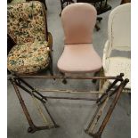 Bedroom Chair & Mahogany Towel Rail