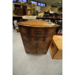 Walnut Corner Cabinet