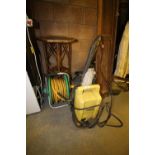 Karcher pressure washer and hose pipe and reel