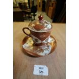 Satsuma Coffee/Chocolate Cup & Saucer