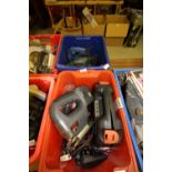 2 Boxes of Power Tools, Jig Saws etc