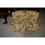 Light Ercol (unmarked) Settee