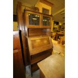 Edwardian Oak Bureau