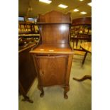 Walnut Bedside Cupboard