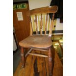 19thC Elm Chair