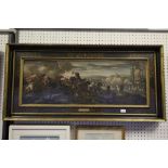 Circle of Francesco Simonini (1686-c.1755), oil painting, Continental Cavalry Battle, relined
