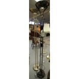 2 modern uplighter standard lamps