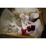 Box of glass ware