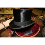 Tress & Co London, top hat and box