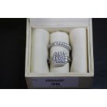 9ct and diamond Bridal Set (1.00ct)