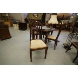 Draw Leaf Table & 4 Arts & Crafts Chairs