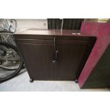 Metal hostess trolley