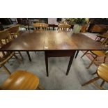 Mahogany drop leaf table