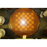 C19th Marquetry Chess Board