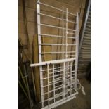 White Metal Single Bed Frame