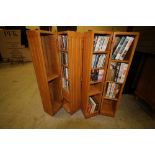 Lightwood CD Cabinet containing mixed CDs, mostly classical