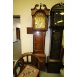 19th Century oak and mahogany thirty hour longcase clock by George Wilson of Appleby (a.f.)