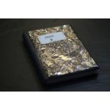 Silver fronted address book