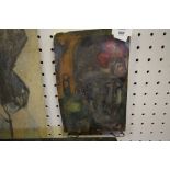 Hand Decorated Tile - Abstract/modernist