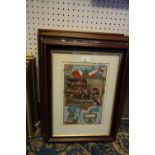 Six Victorian colour lithographs - British Monarchy and Politicians, each approx 28cm x 38cm,