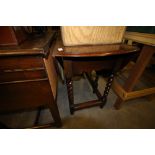 Oak gate leg table