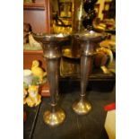 2 Silver Vases