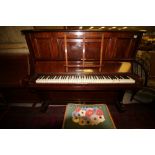 19th C C. Bechstein model & rosewood upright piano