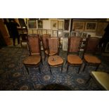 6 Fischel Bentwood Chairs (a.f.)