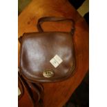 Leather traders bag