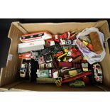 Box of Corgi, Matchbox model diecast cars - unboxed