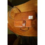 Leather traders bag