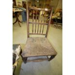 Oak spindle back chair