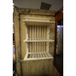 Painted plate rack